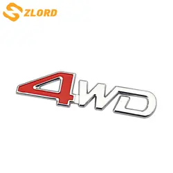 Zlord Автомобильный задний боковой 4WD стикер 3D хром значок наклейка для укладки наклейки s для C-HR 2016-2018 для Mitsubishi ASX Outlander