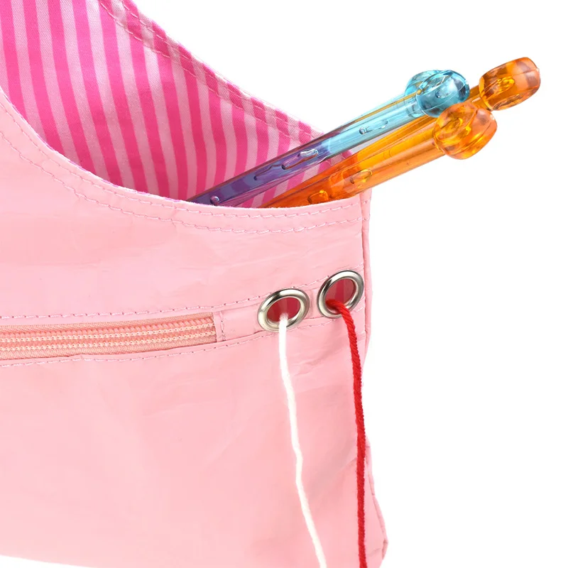 Швейные Сумки для хранения, вязаная сумка с короткими ручками, маленькая сумка для рукоделия