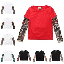 New Spring Boys Girls Cartoon Cotton Tattoo T Shirts Children Tees Boy Girl Long Sleeve T Shirts Kids Tops Baby Clothes 12M-6Y New Spring Boys Girls Cartoon Cotton Tattoo T Shirts Children Tees Boy Girl Long Sleeve T Shirts Kids Tops Baby Clothes 12M-6Y