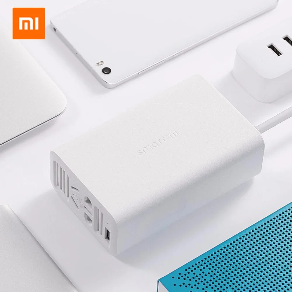  Xiaomi Mijia SMARTMI 100W Portable Car Power Inverter Converter DC 12V to AC 220V with 5V/2.4A USB 