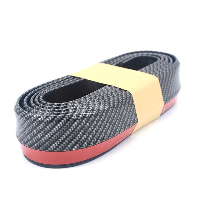 High Quality Car Front Bumper Lip Gummed Tape Tapes Carbon Fiber Splitter Spoiler Valance Body