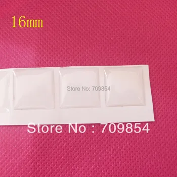 

free shipping!!! 60pcs/lot 16mm Square Clear Epoxy Resin Sticker fit Cameo Setting jewelry findings