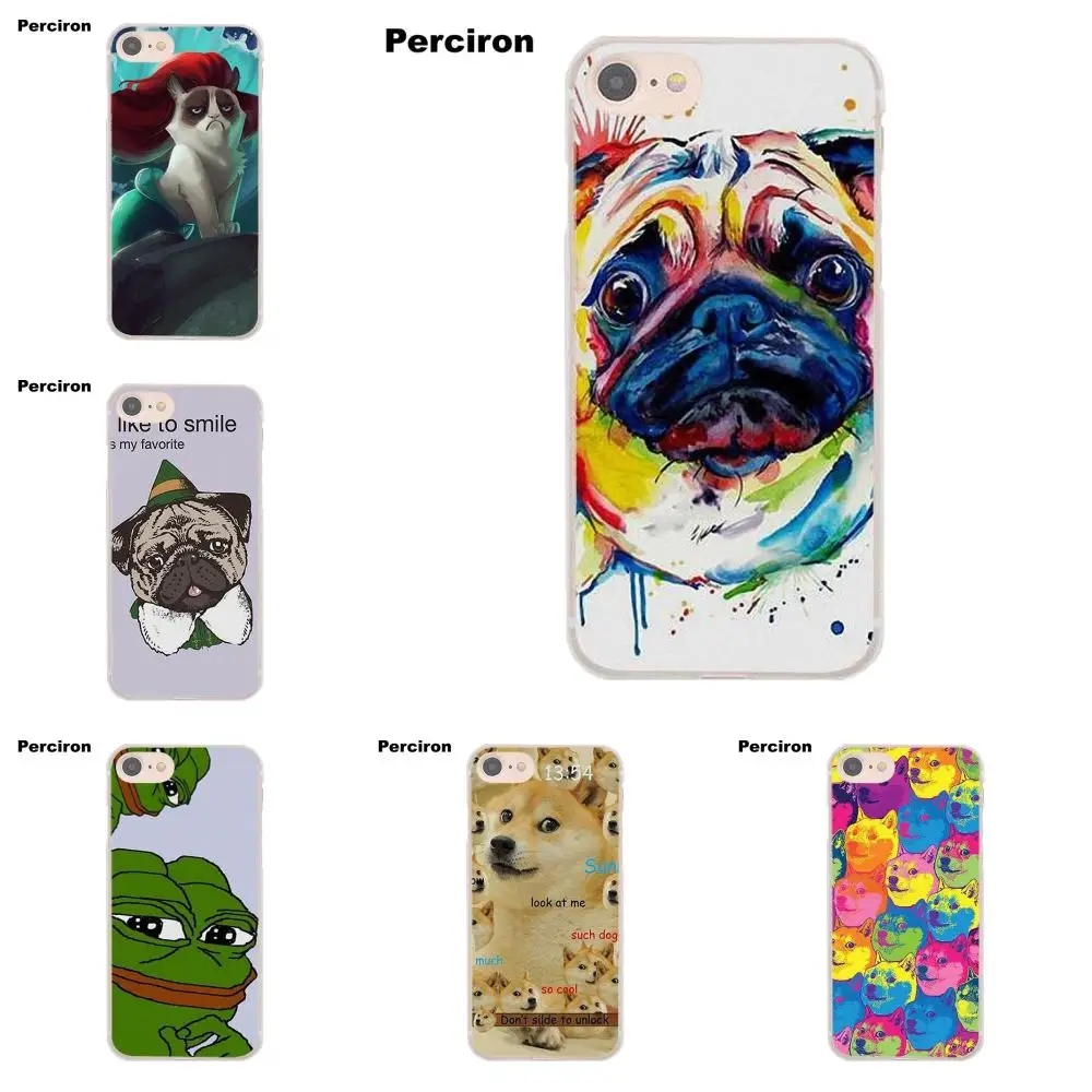 Чехол из ТПУ для Galaxy Alpha Core Prime Note 4 5 8 S3 S4 S5 S6 S7 S8 S9 mini edge Plus Pug Memes She want