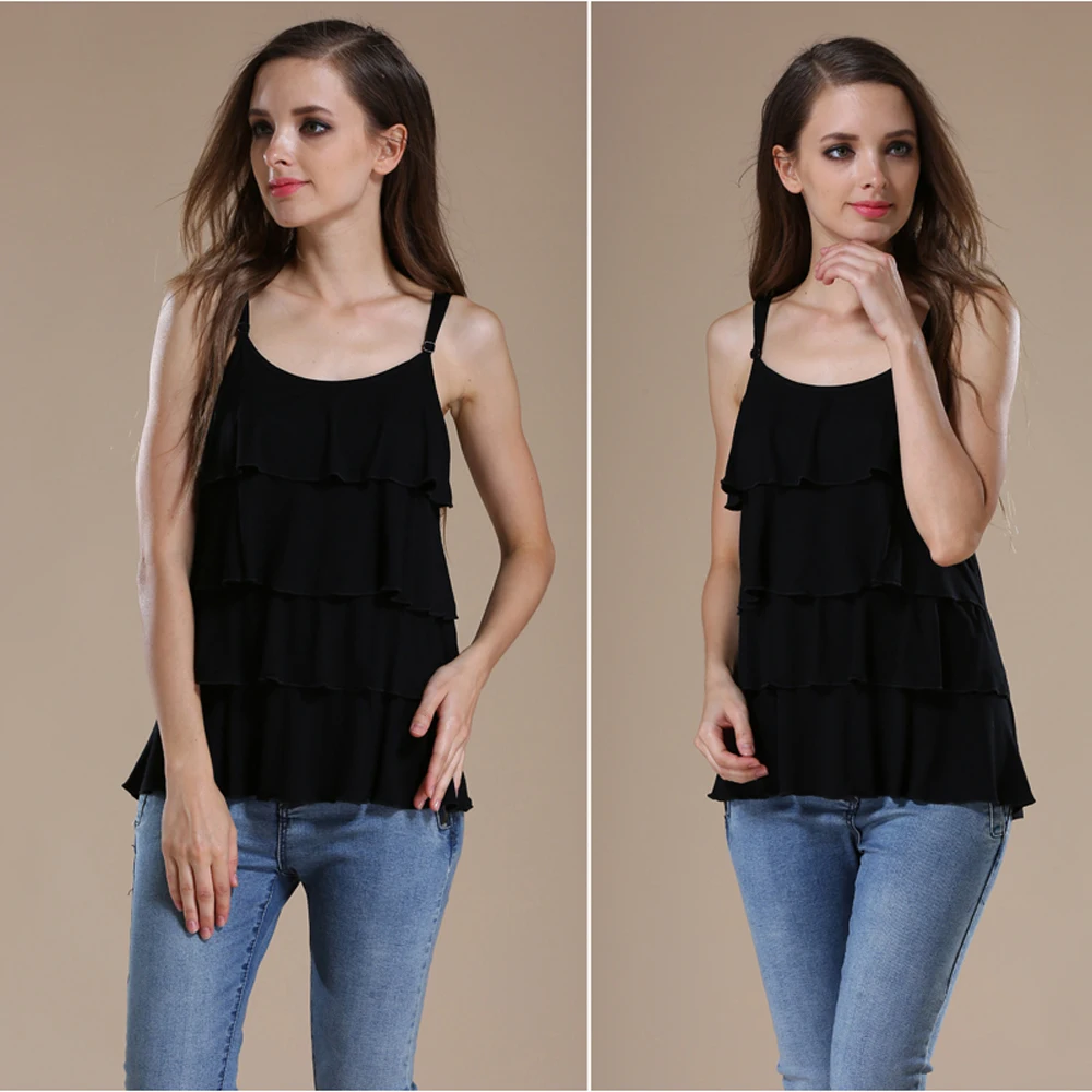 Modal Maternity Clothes Nursing Tank Tops Pregnancy Vest Breastfeeding Camis Mix colors 3pcs/lot Bulk Order