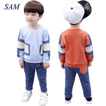 

Boys Clothing 2019 Spring Autumn Newest Kids Boys T Shirt + Pants Set Children's Clothing Suits Baby Cotton High Quality
