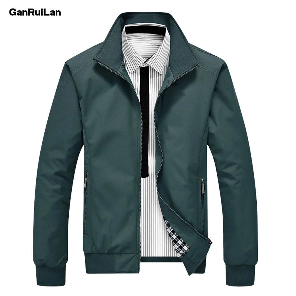 

2019 Men Autumn Jackets and Coats Jaqueta Masculina Male Causal Fashion Slim Fitted Large Size Zipper Jackets Hombre JK18023