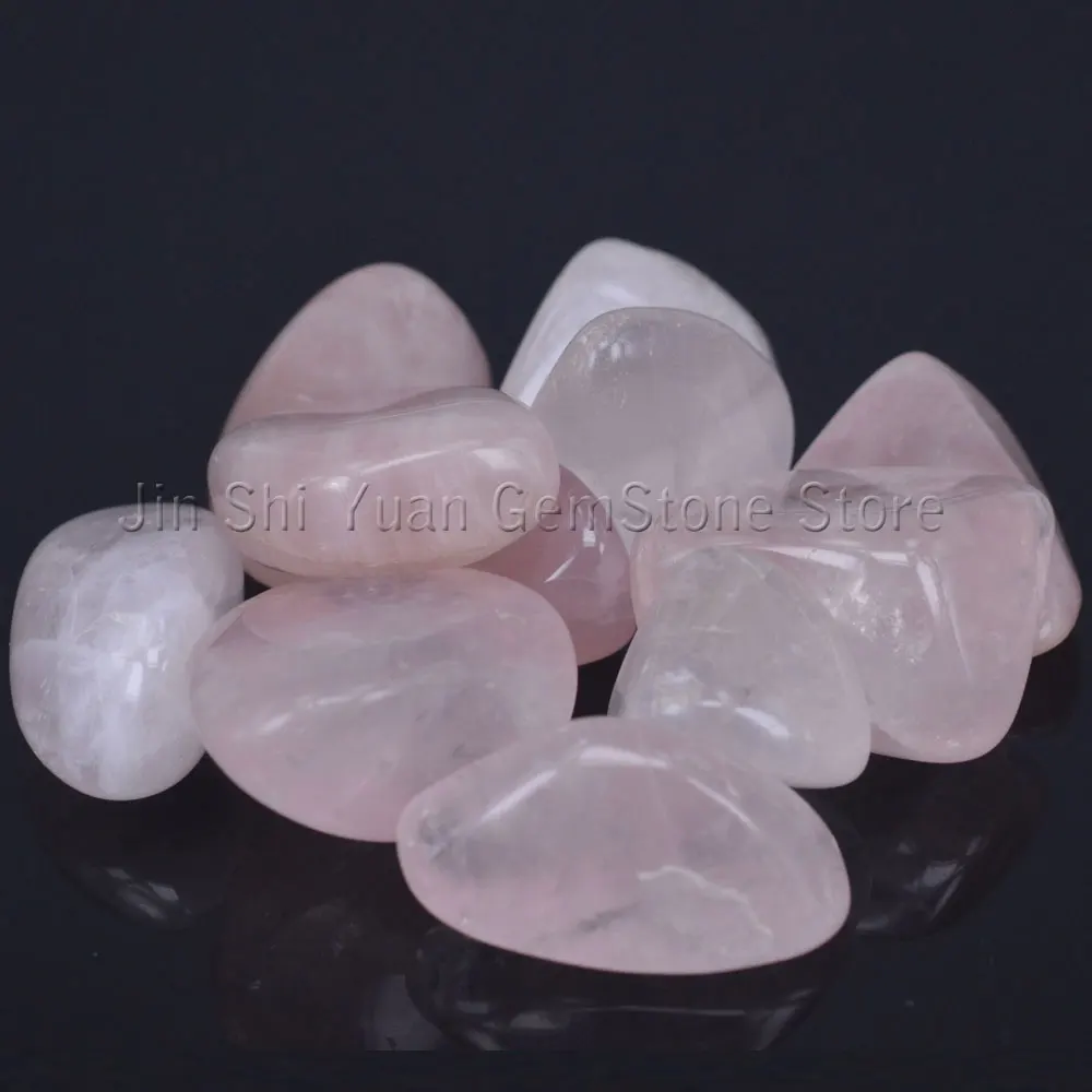 Natural Rose Quartz  Crystal Stones Points beads Tumbled Stone Chakra Healing Reiki 