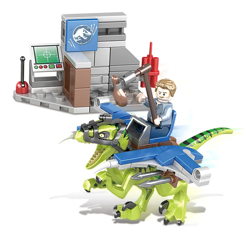 Jurassic World 2 T-Rex  legoINGy Dinosaurs Blocks Building Animals Toys Set Compatible Dinosaur Model Brick Figures For Kid Gift