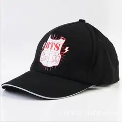 БТС bangtan мальчики логотип бейсболка Hat официальная версия Snapback K-поп-группы BTS кто Бенн крышка хип-хоп шляпа женские и мужские Панама