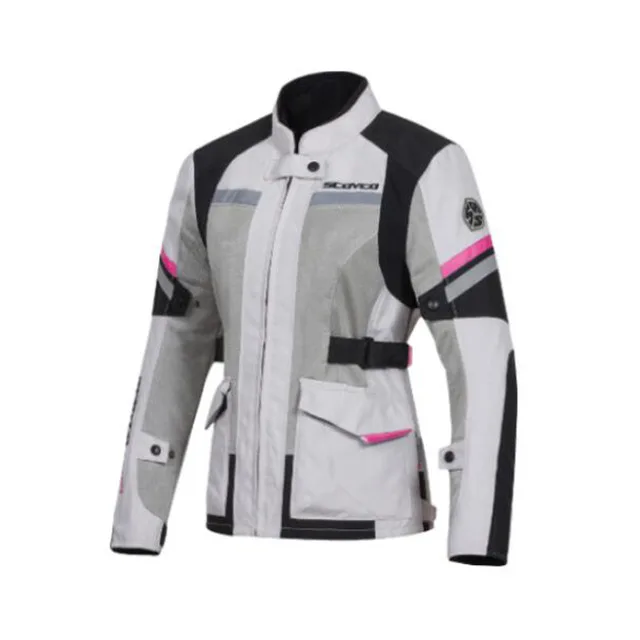 Мотоциклетная куртка, наборы для женщин, комплекты для мотора, брюки для мотокросса, куртка для мотокросса, летняя защита для езды - Цвет: 02