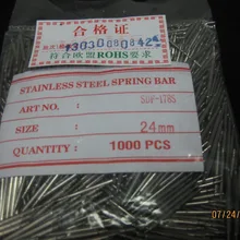 1000 шт 18 мм SDF-178S из нержавеющей стали двойная втулка для часов Пружинные стержни для контактный штырь звено часы части