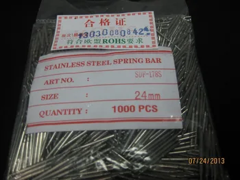 

free shipping 1000pcs 18mm SDF-178S Stainless Steel Double Flange Watch Spring Bars for Watch band pin Link watch Parts