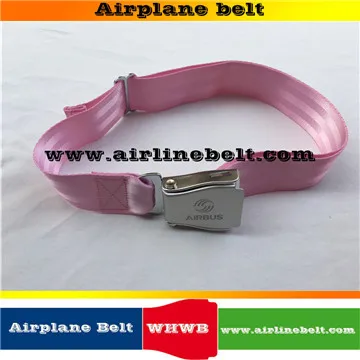 Автомобильные аксессуары авиационная Пряжка AIRBUS черный самолет удлинитель ремней безопасности ремень с удлинением - Название цвета: Розовый