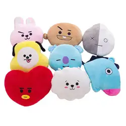 30 см оригинальный BTS плюшевые подушки Kpop Bangtan обувь для мальчиков Bt21 теплый Болстер TATA Ван COOKY CHIMMY SHOOKY KOYA RJ Манг куклы