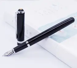 Герцог 962 серии перьевая ручка со средним наконечником, черный Цвет подарочная ручка для офиса, школы, дома