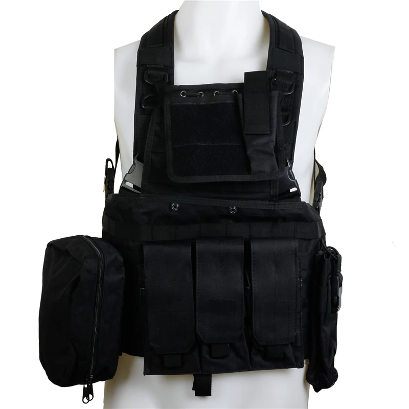 CQC RRV Molle Airsoft Tactical Vest Black Body Armor Military Combat Assault Chest Rig Police Paintball Hunting Vest цена CQC RRV Molle Airsoft Tactical Vest Black Body Armor Military Combat Assault Chest Rig Police Paintball Hunting Vest цены онлайн