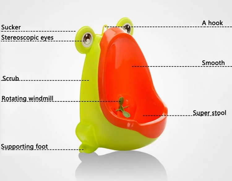 Fashion Children Baby Potty Toilet Trainers Urinals Boy Hook Kids Potty Training Portable Toilet Kawaii Windmill 0-6years (17)