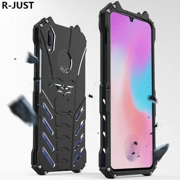 

R-JUST For Vivo X21S Case Cover Luxury Slim Hard Metal Aluminum Alloy Shockproof Armor Phone Case for Vivo X21s Back Cover Funda