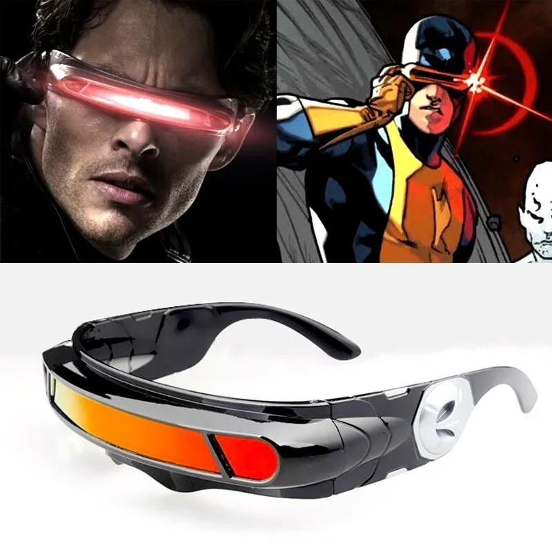 X-men Laser Cyclops Sunglasses Men Women Vintage Designer Special Memory Grilamid TR90 Polarized Sun Glasses Oculos Masculino