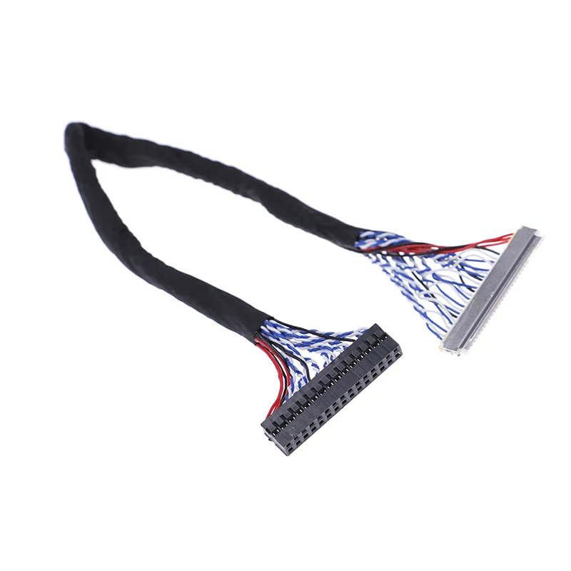 1 шт. x кабель LVDS 8 бит FIX 30 контактов 2ch для 17 19 22 26 дюймов ЖК/светодиодный контроллер
