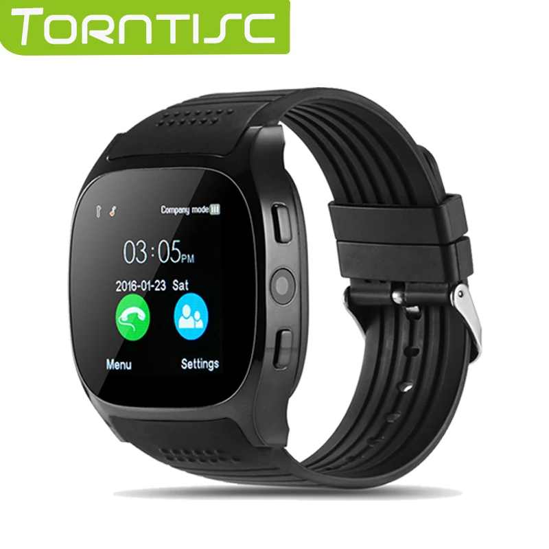 

Torntisc T8 Bluetooth Smart Watch Support SIM TF Card LBS Locating with 0.3MP camera smartwatch Sports Wristwatch for Android