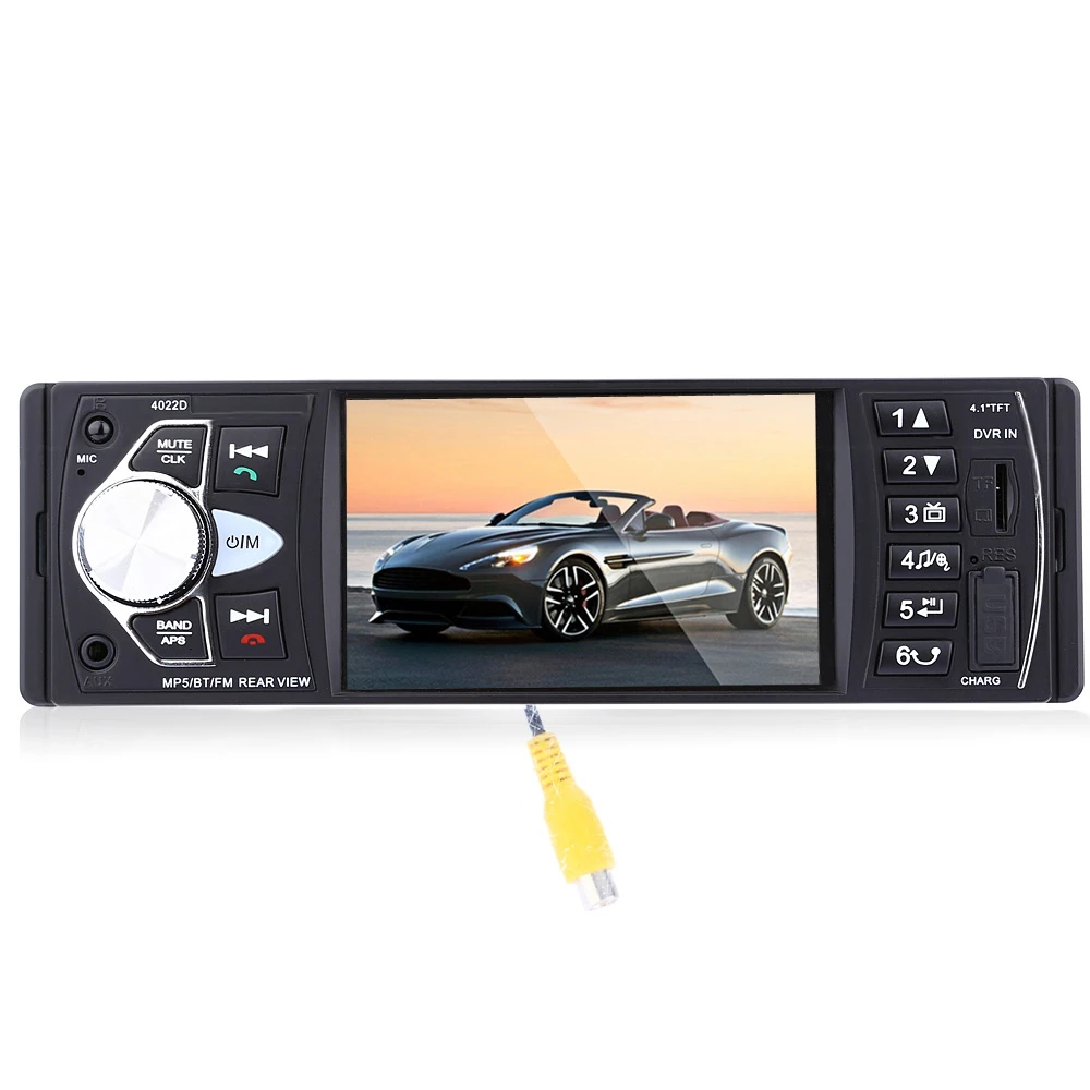 4022D 4 1 дюймов Автомобильный MP5 плеер для музыки Bluetooth TFT экран стерео аудио FM