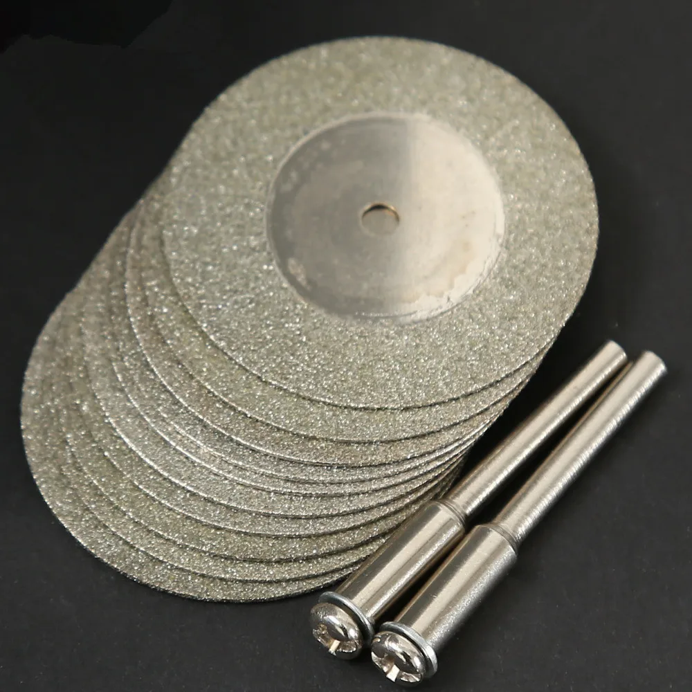 10 мм шт. 35 мм камень нефрита стекло Diamond dremel резка диск Fit роторный инструмент Dremel сверла инструмент с двумя сердечник dremel интимные