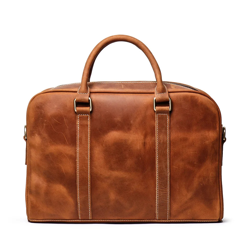 high end leather briefcase