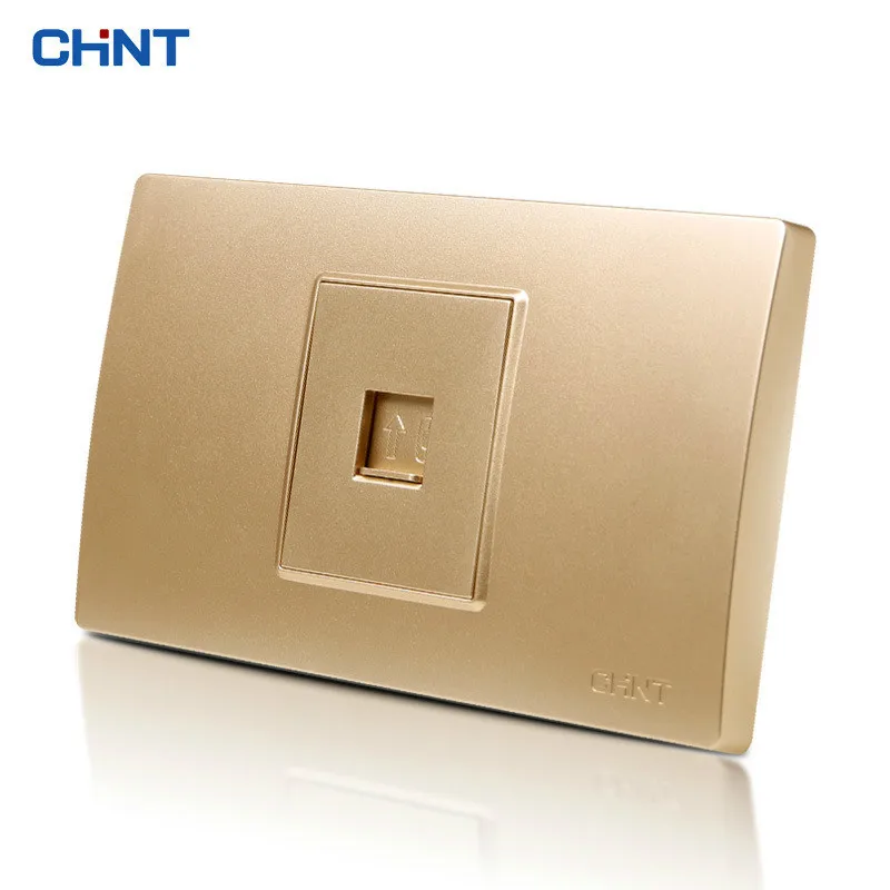 

CHINT Electric 118 Type Telephone Wire Wall Socket NEW5D Steel Frame A Telephone Socket Panel