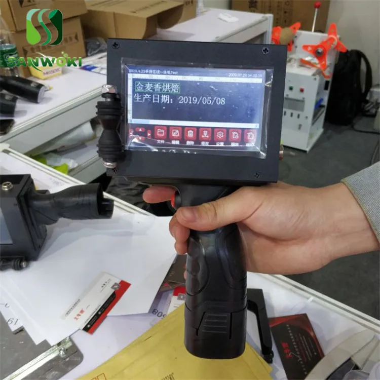

Touch-Screen Handheld Inkjet Printer 600DPI Intelligent USB QR Code Inkjet Label Printer High Quality Coding Machine By Hand