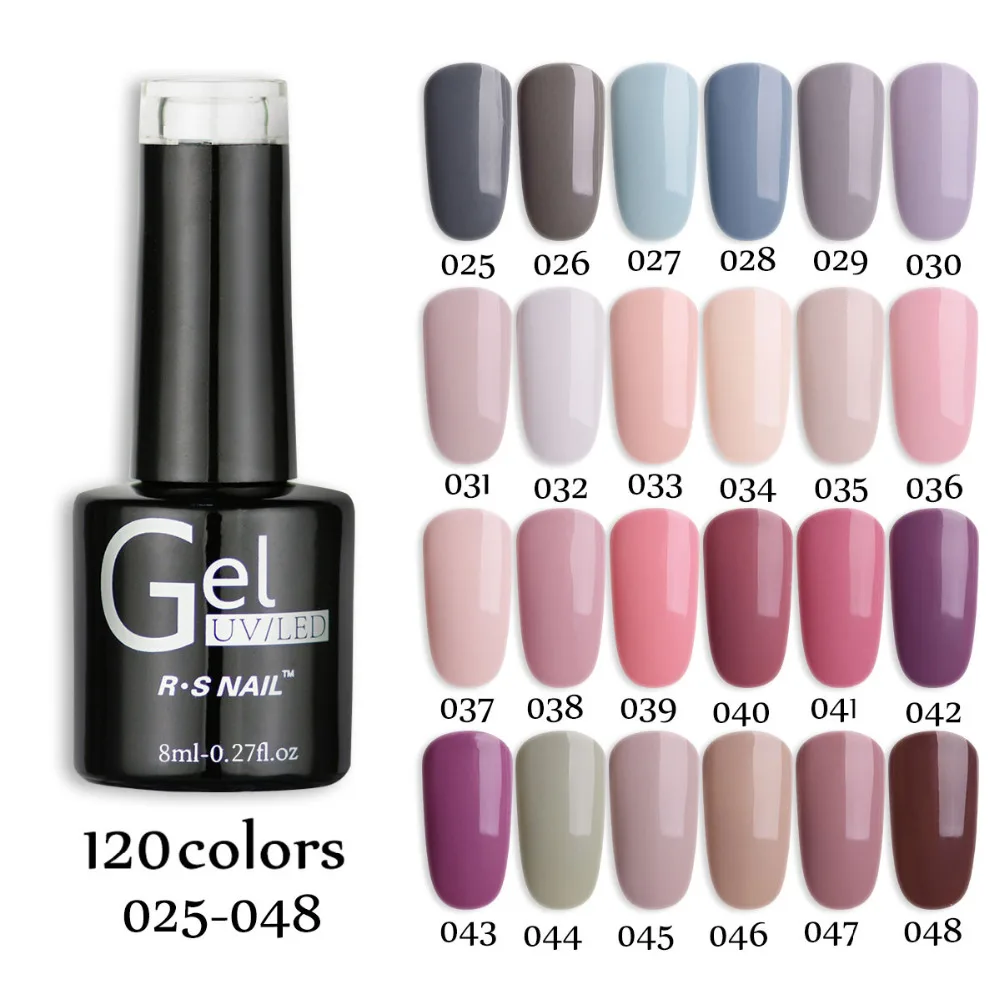 Juego de esmalte de uñas RS Gel de un paso 3 en 1 laca de Gel Color UV de larga duración 120 colores n. ° 001-060 barniz de Gel de resina 8 ML (1) Juego de esmalte de uñas RS Gel de un paso 3 en 1 laca de Gel Color UV de larga duración 120 colores n. ° 001-060 barniz de Gel de resina 8 ML (1)