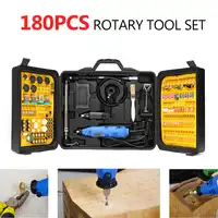 Oplaadbare 180 stks Rotary Power Tool Set Elektrische Boor Grinder Graveur Sander Polijstmachine Craving DIY Power Tools Accessorie