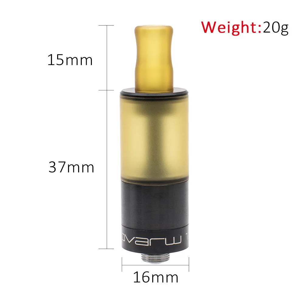 Coppervape 316ss Dvarw 16 RTA Black edition Ultem PEI капельный наконечник и 2 мл MTL бак совместимый 510 Vape