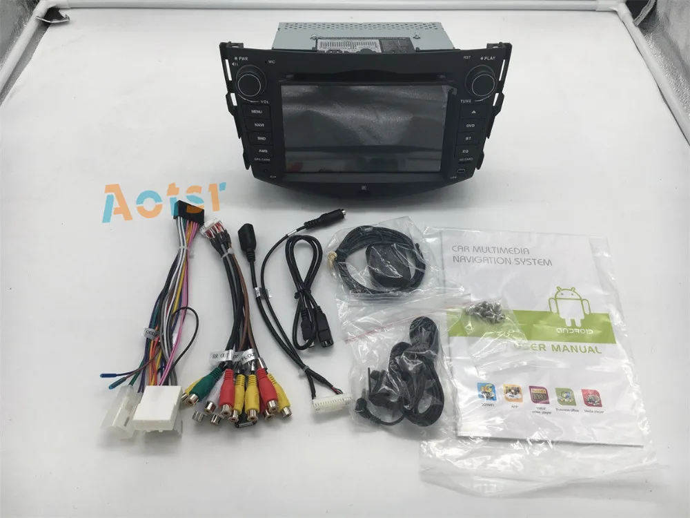 Perfect 7" 8 CORE+32GB ROM Android8.0 Car CD/DVD Player Radio Receive GPS Navigation for Toyota RAV4 2006 2007 2008 2009 2010 2011 2012 5