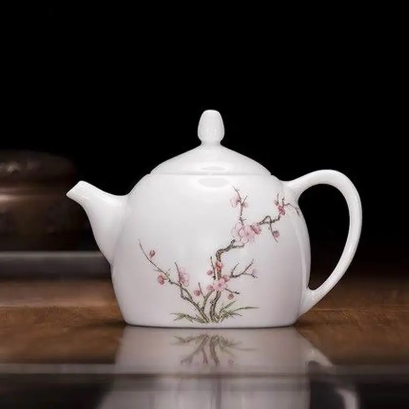Jingdezhen porcelain Hand painted teapot Ceramic kungfu tea set Single