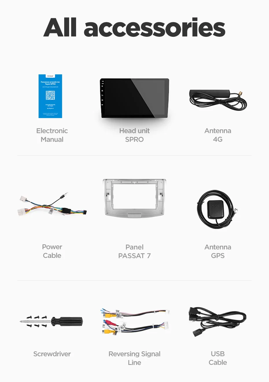 Perfect TEYES SPRO For Volkswagen Passat 7 B7 2010 2011 2012 2013 2014 2015 Car Radio Multimedia Video Player Navigation GPS Android 8.1 28