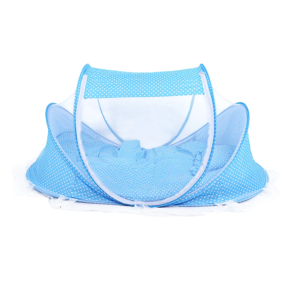 

Portable Comfortable Babies Sealed Mosquito Net Mattress Pillow Mesh Bag Baby Crib Netting With Zipper Mesh Bag Baby Travel Bed