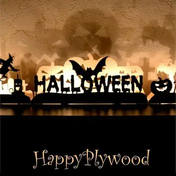 

Wooden DIY Witch Haloween Pumpkin Halloween Party Favors Horror Halloween Ornaments Gift 2019 Halloween Dies Gifts For Home Deco