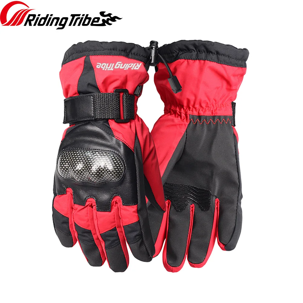 Зимние водонепроницаемые перчатки для мужчин и женщин, мотоциклетные перчатки для мотокросса, бездорожья, лыжные перчатки, защитные накладки для рук, HX-03