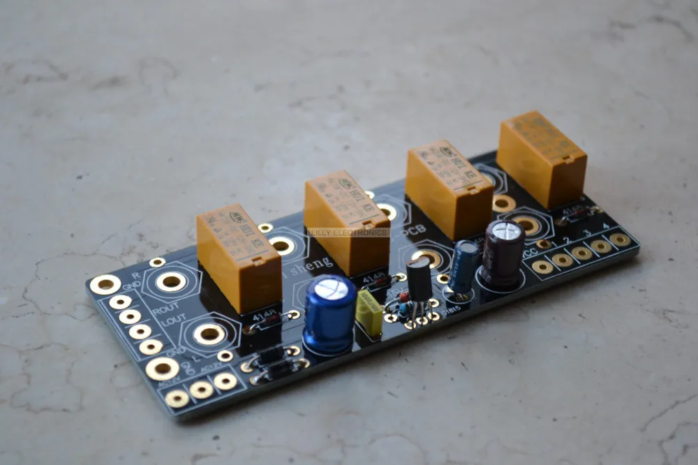 Seletor de Sinal de Áudio de Retransmissão Placa de Amplificador de Sinal de Comutação Board - 6 Board placa de amplificador de Sinal de comutação
