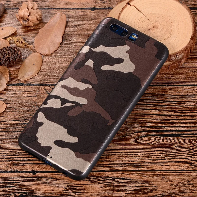 Ultra Thin slim camouflage Soft TPU 5.15&quotFor Huawei Honor 9 Case For Phone Cover |