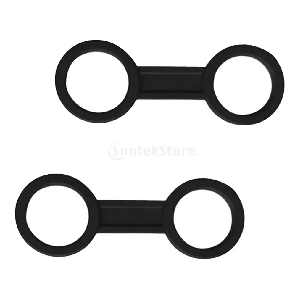 2 Pieces Scuba Diving Dive Snorkeling Silicone Snorkel Mask Strap