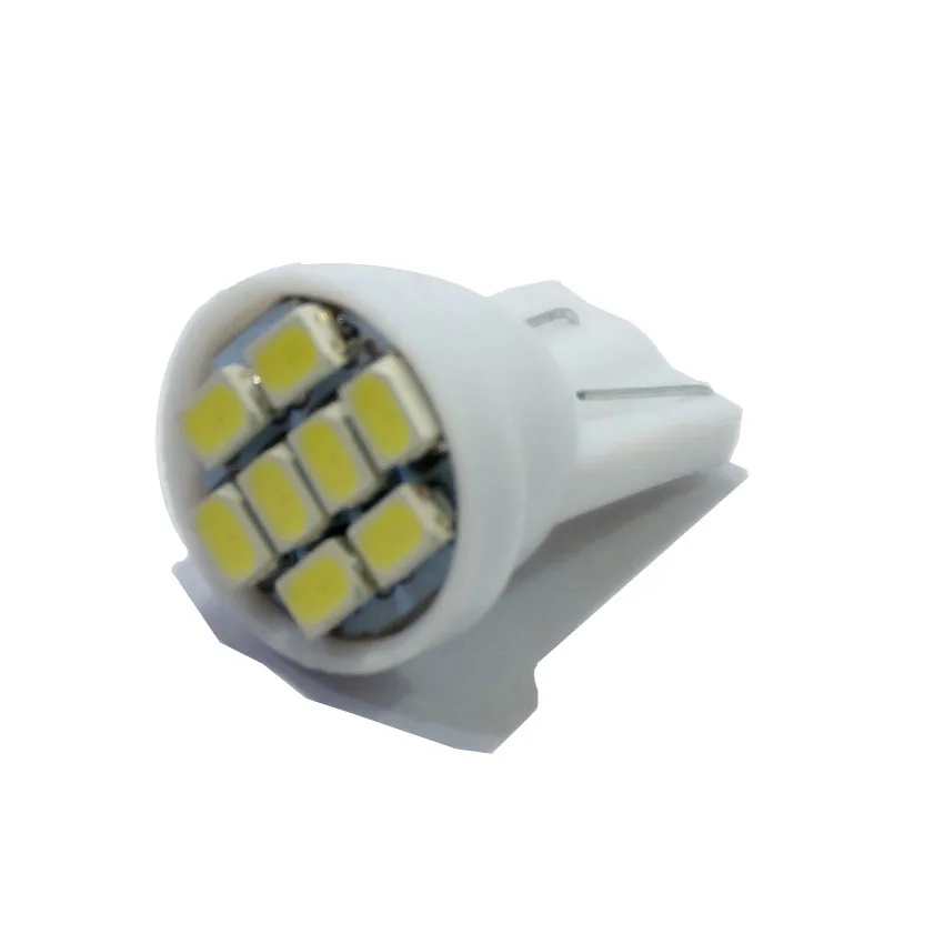 10 шт./лот T10 194 168 W5W 6 светодиодный COB Чип 3020 8smd автомобильный светильник автомобильных светодиодных фар номерные знаки инструмент светильник s купольная лампа 12V - Испускаемый цвет: T10 3020 8SMD White