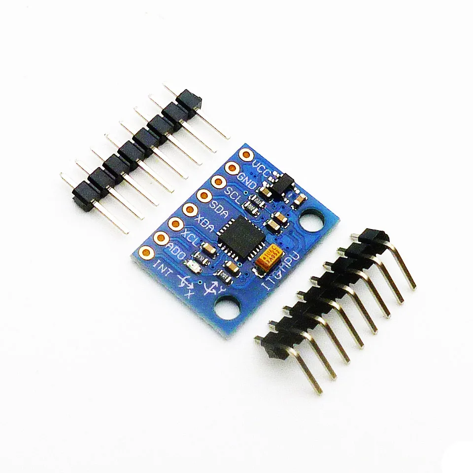 

1Set IIC I2C GY-521 MPU-6050 MPU6050 3 Axis Analog Gyroscope Sensors + 3 Axis Accelerometer Module For Uno With Pins 3-5V DC
