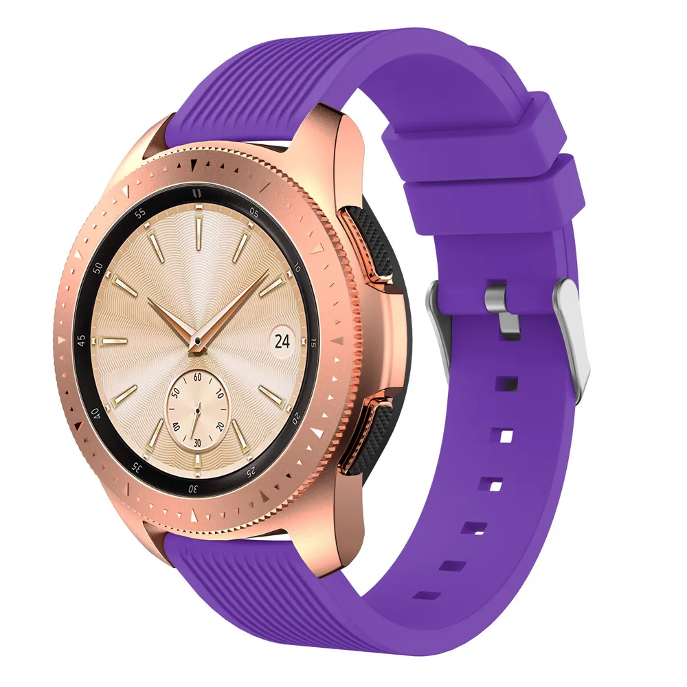 Спортивный силиконовый ремешок 20 мм для Samsung Galaxy Watch 42 Смарт часы Xiaomi Huami Amazfit Bip BIT