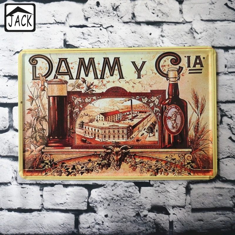 DAMMY Ретро Вино 20*30 см винтажный домашний декор металлические оловянные знаки бар
