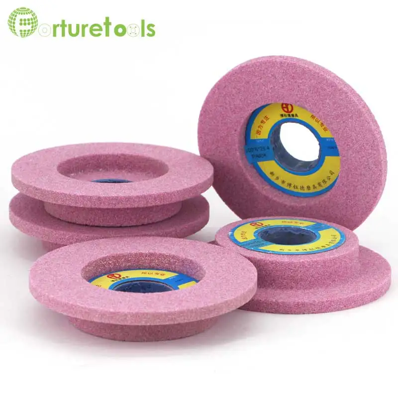 5 pieces per lot pink and white aluminum oxide grinding wheel for punch machine 4 inch 100mm diameter 25.4mm hole PS007 aluminum-grinding-wheel : image 5 pieces per lot pink and white aluminum oxide grinding wheel for punch machine 4 inch 100mm diameter 25.4mm hole PS007 aluminum-grinding-wheel