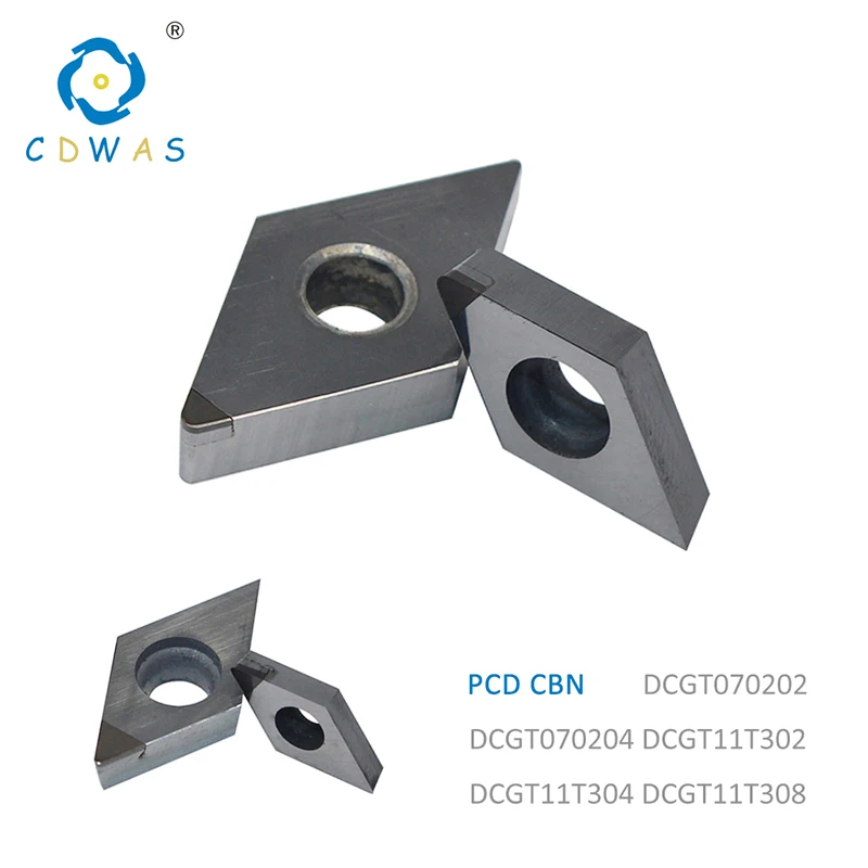 DCGT070202 DCGT 070204 dcgt11T302 dcgt 11T304 DCGT11T308 PCD CBN бриллиантовыми вставками внутренний