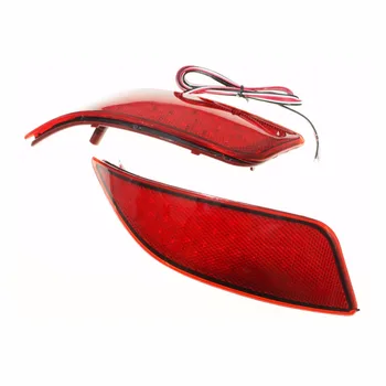 

2x Red Lens LED Rear Bumper Reflector Light Tail Brake Parking Warning Lamp fog Lights fit for Toyota Camry 2015 2016