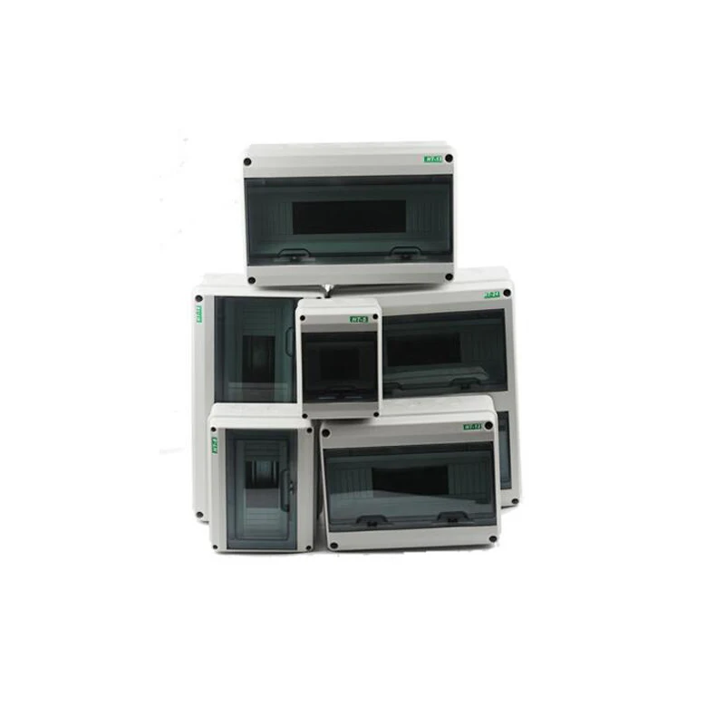

Plastic Electrical Distribution Box Waterproof MCB Box Panel Mounted Distribution Box HT Series